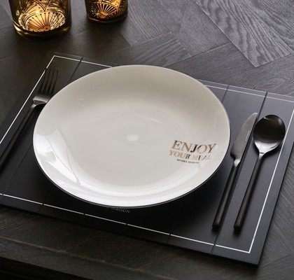 KROŽNIK ENJOY YOUR MEAL velik