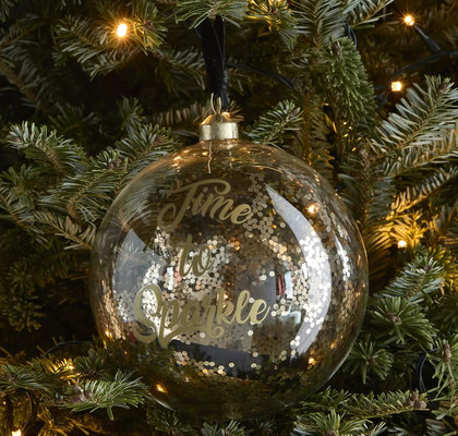 BOŽIČNI OKRASEK TIME TO SPARKLE DIA 15