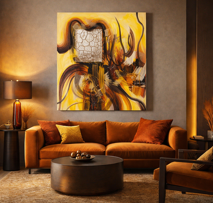 ABSTRAKTNA SLIKA TWISTED GUARDIAN 100X120