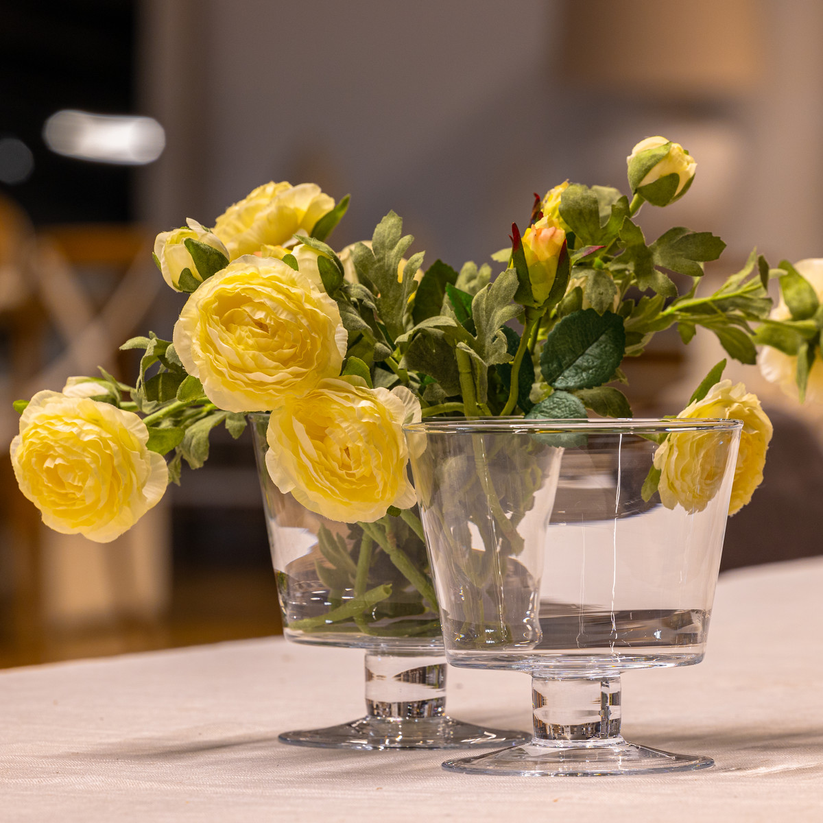 MALI STEKLEN SVEČNIK