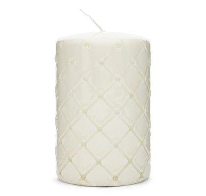 SVEČA PADDED WHITE 9,5X15