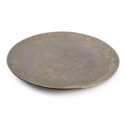 DECORATIVE PLATE RUSTY BULLET 44cm
