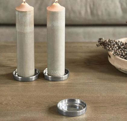 PODSTAVEK ZA SVEČO MAXIME SILVER