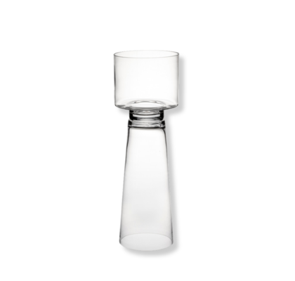 STEKLEN SVEČNIK MALI