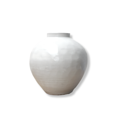 BELO-SIVA KERAMIČNA VAZA
