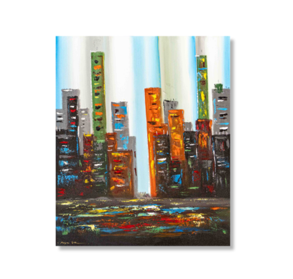 ABSTRAKTNA SLIKA SUNRISE CITY