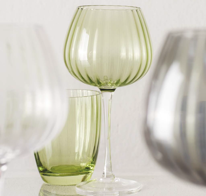 GLASS PRISMIA GREEN
