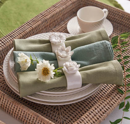 NAPKIN RING GERBERA