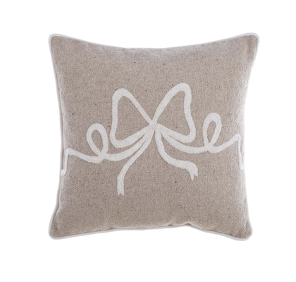 CUSHION WITH BOW