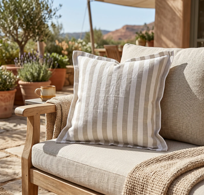 STRIPED CUSHION