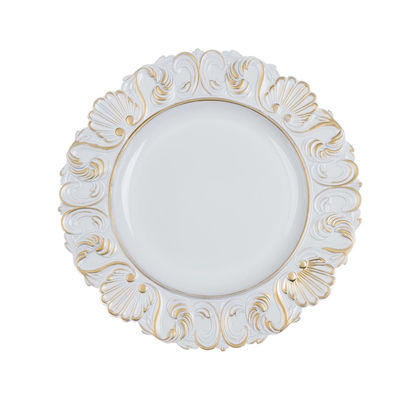 PLATE WHITE GOLD M