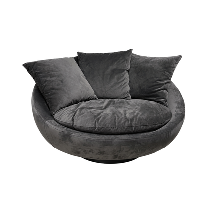 ROUND SWIVEL ARMCHAIR