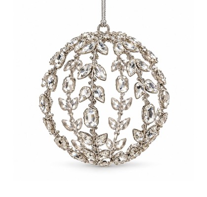 SREBRN BOŽIČNI OKRASEK DIAMOND SILVER