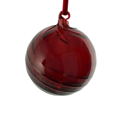 STEKLENA KROGLICA BORDO SPIRALA 