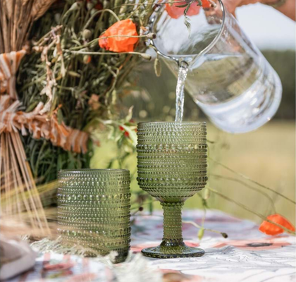 WATER GLASS GREEN