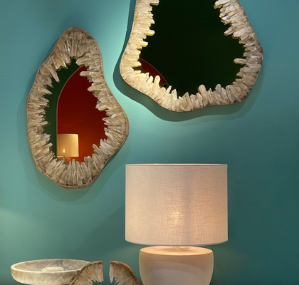 OGLEDALO NARAVNA KAMENA STRELA M 