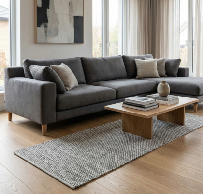 PREPROGA KAREENA 90X200 BELO/SREBRNA