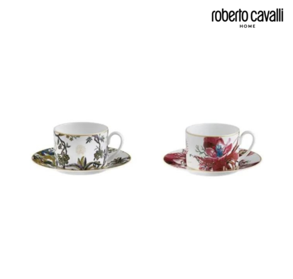 SET 2 SKODELIC ZA ČAJ FLOWERS