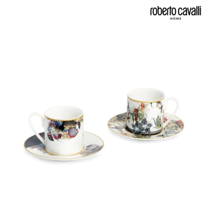 SET 2 SKODELIC ZA KAVO FLOWERS C-E