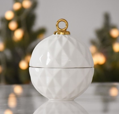 SKLEDICA OKRASEK WHITE-GOLD S