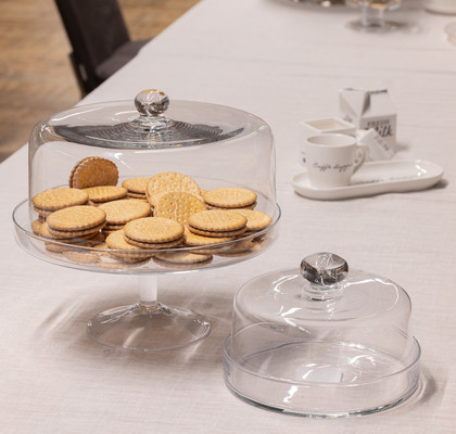 STEKLENA POSODA S POKROVOM