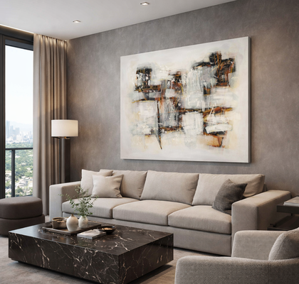 ABSTRAKTNA SLIKA SURFACING EMOTIONS 120X150