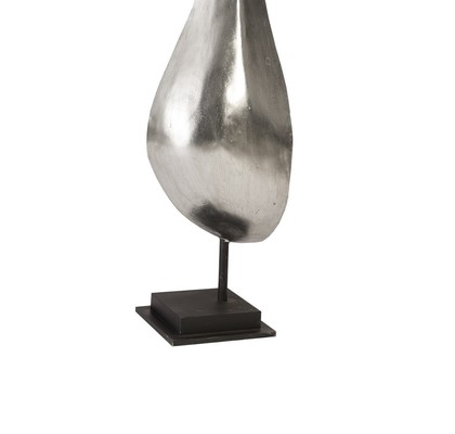 SKULPTURA CHOFA SREBRNI LIST XL 210CM