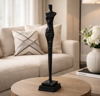 ČRNA DEKORATIVNA SKULPTURA L